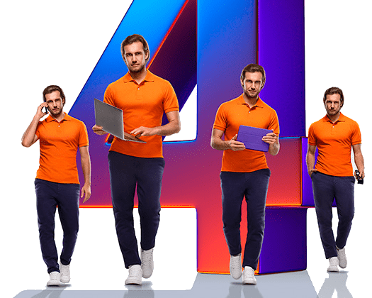 Великолепная четверка Ростелеком в деревня Болгары (Орловская область)